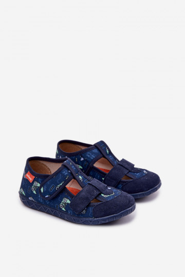 Zapatillas para niños Milami color azul oscuro Reathiana