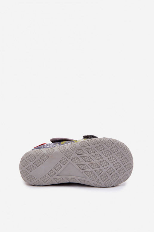 Zapatillas Milami Infantil con sujetadores adhesivos EN Pelotas color gris Reathiana