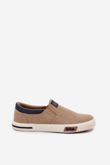 Zapatillas Zapatos casuales de hombre Ponerse Lee Cooper LCEN-26-02-4089 beige 2