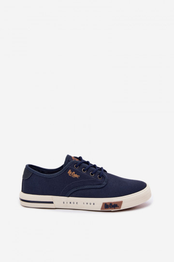Zapatos casuales para hombre Lee Cooper LCIN-26-02-4087 color azul marino