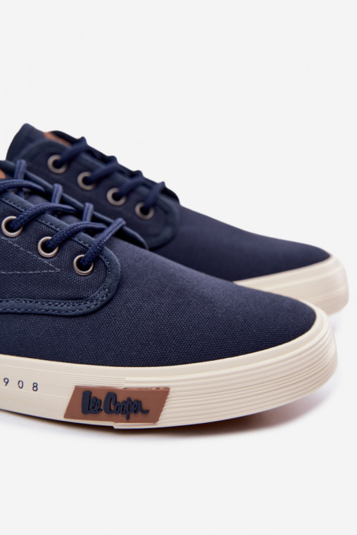 Zapatos casuales de hombre Lee Cooper LCEN-26-02-4087 azul oscuro