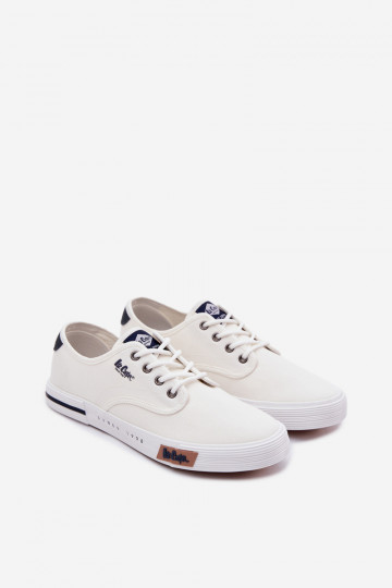 Zapatos casuales de hombre Lee Cooper LCEN-26-02-4086 el color blanco