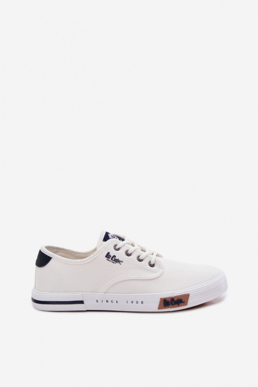 Zapatos casuales de hombre Lee Cooper LCEN-26-02-4086 el color blanco