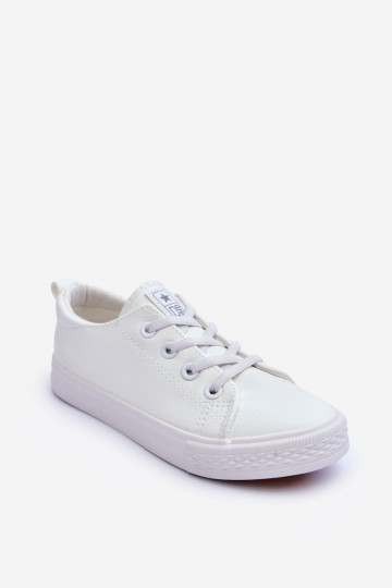 Piel Zapatos de ocio para niños. el color blanco Poliana