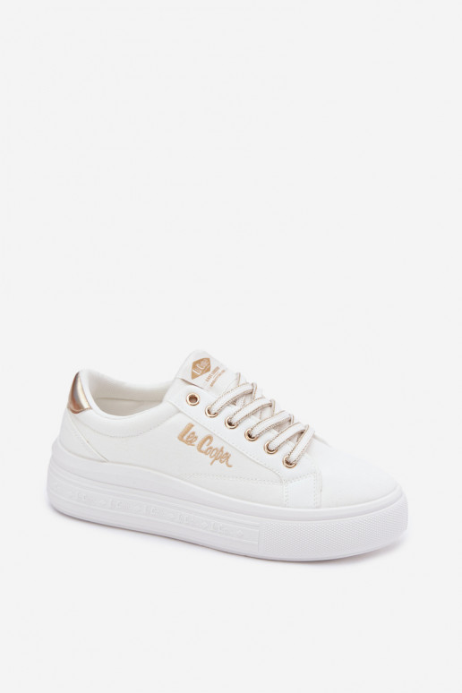 Zapatos de ocio con una plataforma Lee Cooper LCEN-26-44-4478 el color blanco