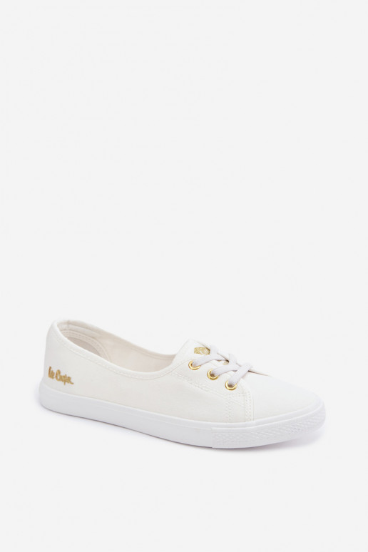 Zapatillas Zapatos de ocio Lee Cooper LCEN-26-02-4043 Blanco-color dorado