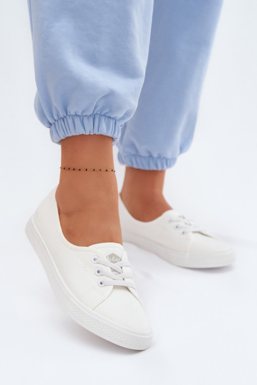 Zapatillas Zapatos de ocio Lee Cooper LCEN-26-02-4044 el color blanco