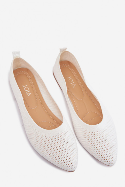 red Bailarinas de tela Femenino el color blanco Sarina