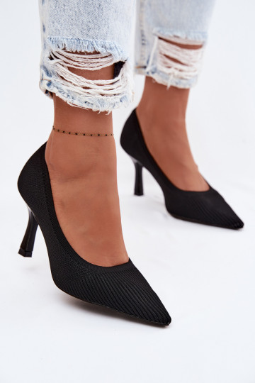  zapatos de tacón alto Zapatos de color negro Lelissey 2
