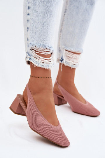  Sandalias de mujer con tacones color rosa Tiene quercelle 2