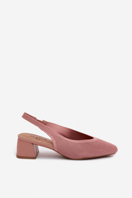  Sandalias de mujer con tacones color rosa Tiene quercelle