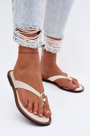 isósceles Zapatillas Zapatillas Femenino Ze color doradom Detalem color marfil Tella