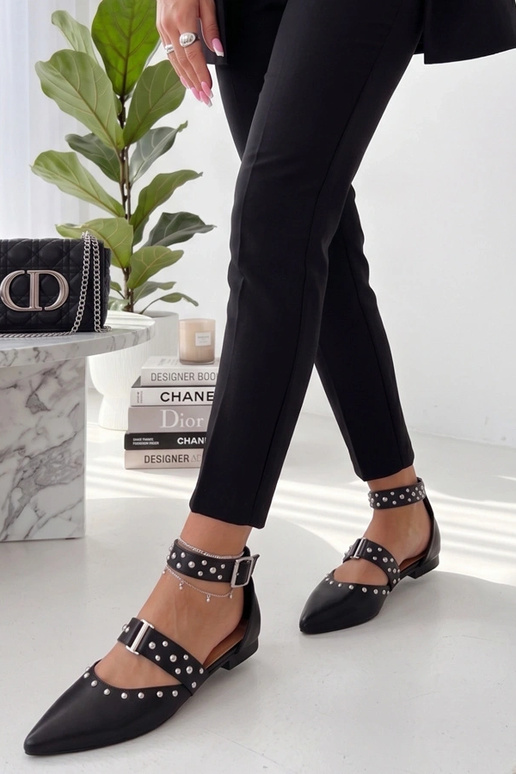 Bailarinas negros con cristales Clarisse