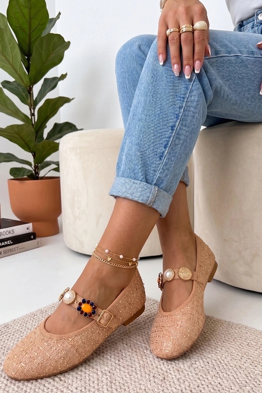 Bailarinas color arena con tirante...