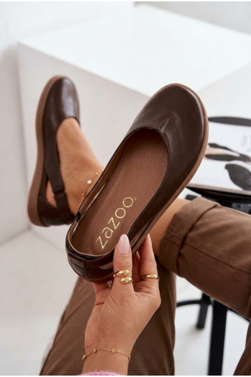 Bailarinas Barefoot Zazoo 10217 color chocolate 2