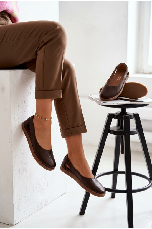 Bailarinas Barefoot Zazoo 10217 color chocolate