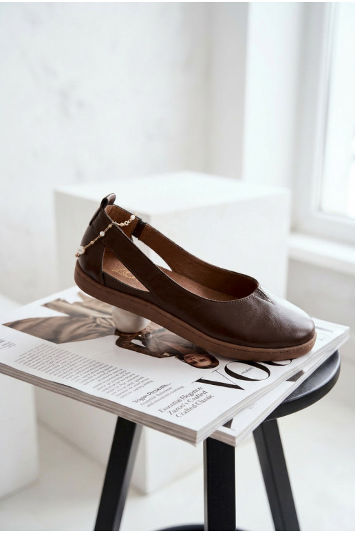 Bailarinas Barefoot Zazoo 10217 color chocolate