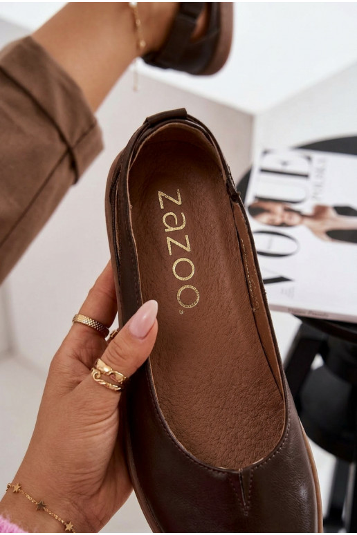 Bailarinas Barefoot Zazoo 10217 color chocolate