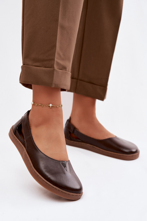 Bailarinas Barefoot Zazoo 10217 color chocolate