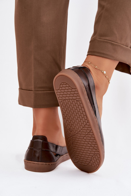 Bailarinas Barefoot Zazoo 10217 color chocolate