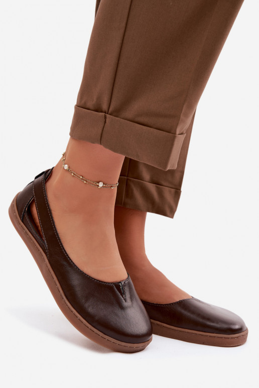 Bailarinas Barefoot Zazoo 10217 color chocolate