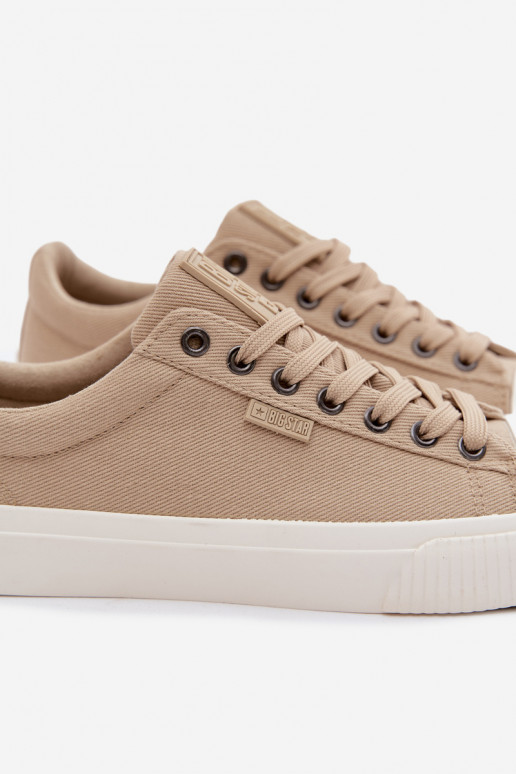 Zapatos informales bajos color arena para hombres