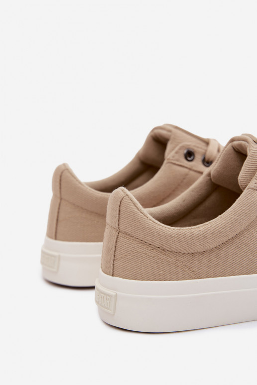 Zapatos informales bajos color arena para hombres