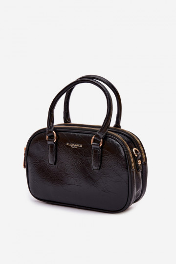 Tiene queno Typu Trompa Pequeño de cuero ecológico negro Soraya 2