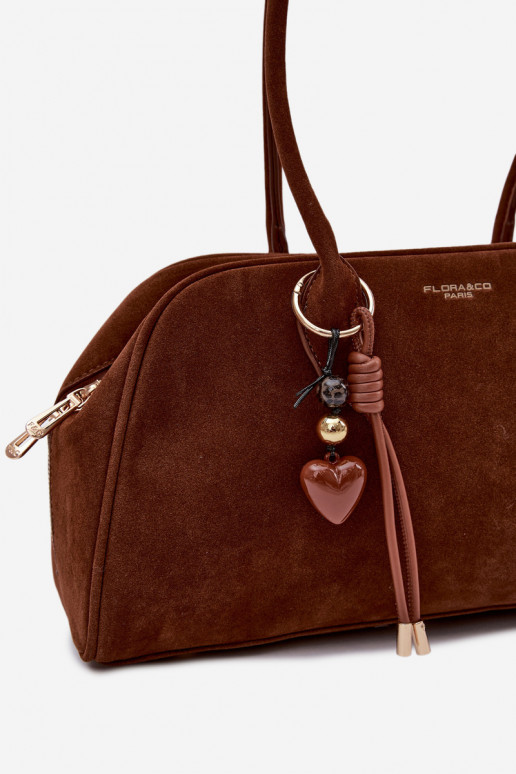 de gamuza ecológicaoAa Tiene quenoBrelokiem color marrón Noelia