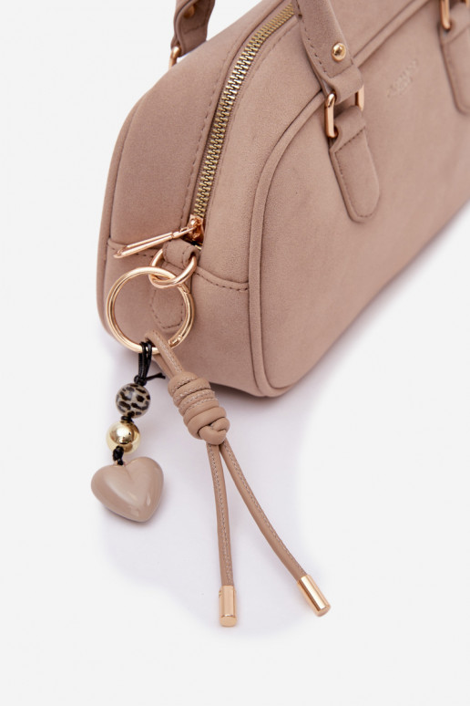 Tiene queno Typu Trompa Pequeñode gamuza ecológicau color marfil Annelle