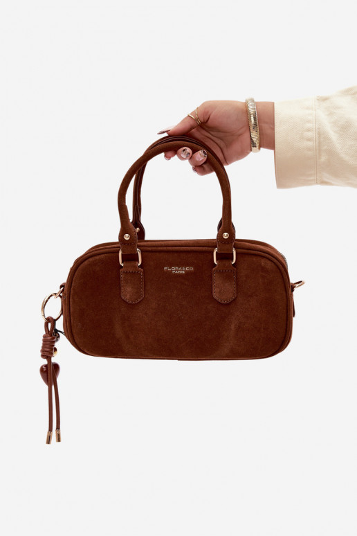 Tiene queno Typu Trompa Pequeñode gamuza ecológicau color marrón Annelle