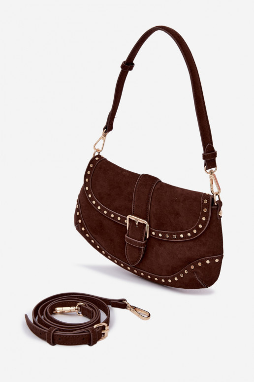 Tiene queno con remaches de gamuza ecológicaoAa CzekoladoAa Clarielle