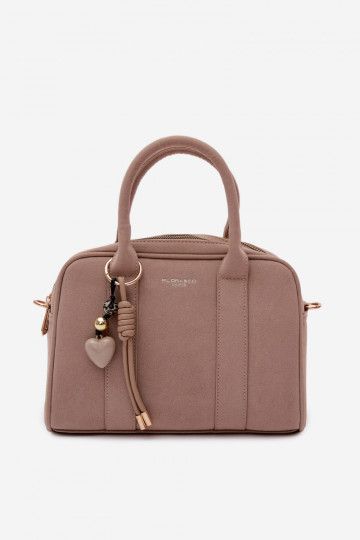 Tiene queno Typu Trompa de gamuza ecológicaoAaBrelokiem color marfil Sorielle