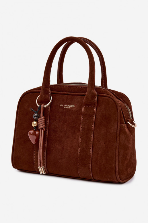 Tiene queno Typu Trompa de gamuza ecológicaoAaBrelokiem color marrón Sorielle