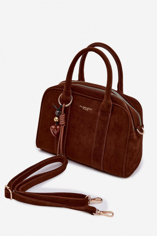 Tiene queno Typu Trompa de gamuza ecológicaoAaBrelokiem color marrón Sorielle