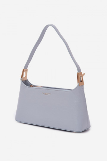 Bolso de piel sintética azul Tielle 2
