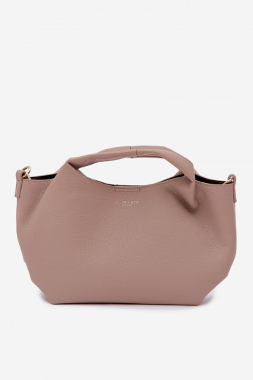 Bolso de piel sintética color marfil Corisse