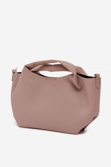 Bolso de piel sintética color marfil Corisse 2