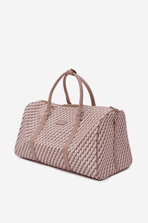 ENzorzysta Bolsa de viaje color marfil Femenino Nelle