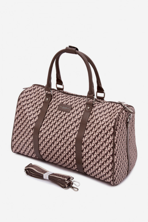 ENzorzysta Bolsa de viaje Oscurobeige Femenino Nelle