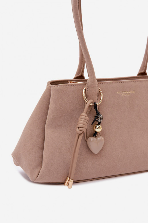 de gamuza ecológicaoAa Tiene quenoBrelokiem color marfil Nelina