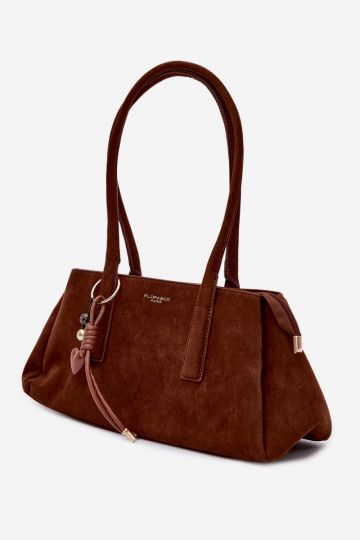 de gamuza ecológicaoAa Tiene quenoBrelokiem color marrón Nelina 2