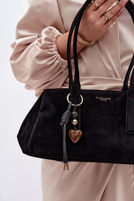 de gamuza ecológicaoAa Tiene quenoBrelokiem negro Nelina