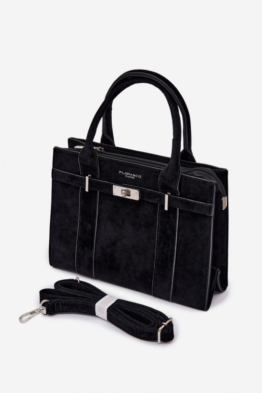 Tiene queno Typu TrompaImitacji de gamuzau negro Noressa