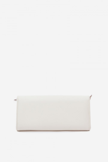 Billetera Tiene queno dos en uno con correas color marfil Suzette 2