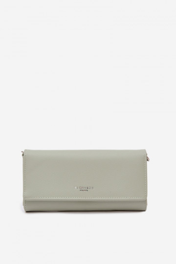 Cartera bolso dos en uno con correas color menta Suzette