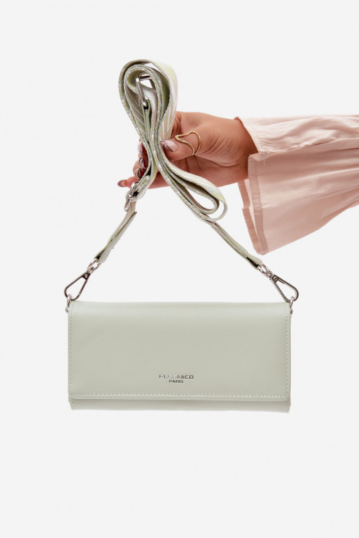 Billetera Tiene queno dos en uno con correas color menta Suzette