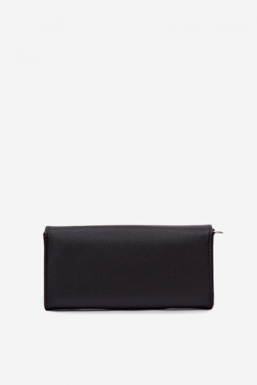 Cartera bolso dos en uno con correas color negro Suzette 2