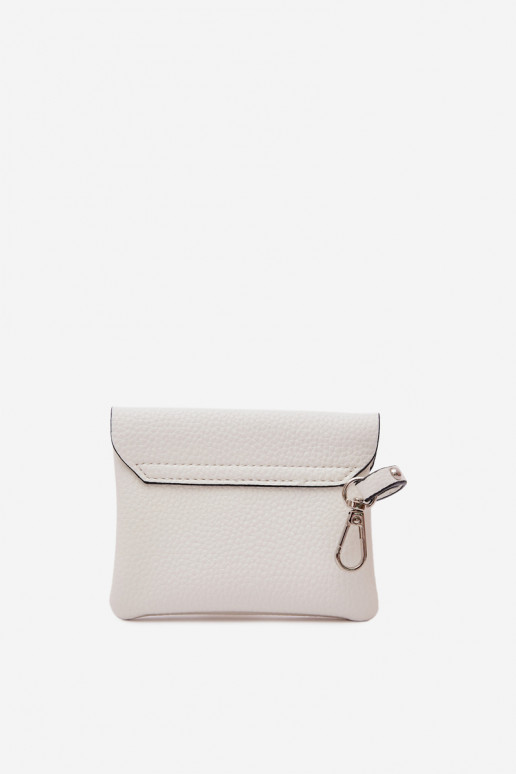 Portmonetka Femenino de cuero ecológico color marfil Calienne