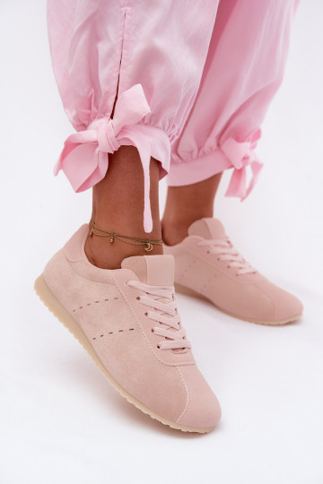 Zapatillas rosas para mujer de ante sintético Melvelin 2